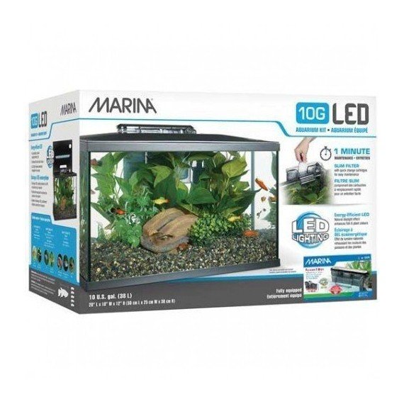 Kit Acuario Marina LED 10G 38 Litros