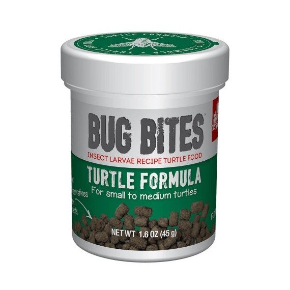 Fluval Bug Bites Gránulos Fórmula Tortuga Pequeña y Mediana Fluval Bug Bites Gránulos Fórmula Tortuga Pequeña y Mediana