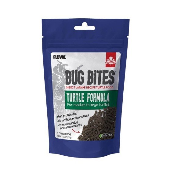 Fluval Bug Bites Gránulos Fórmula Tortuga Pequeña y Mediana Fluval Bug Bites Gránulos Fórmula Tortuga Pequeña y Mediana
